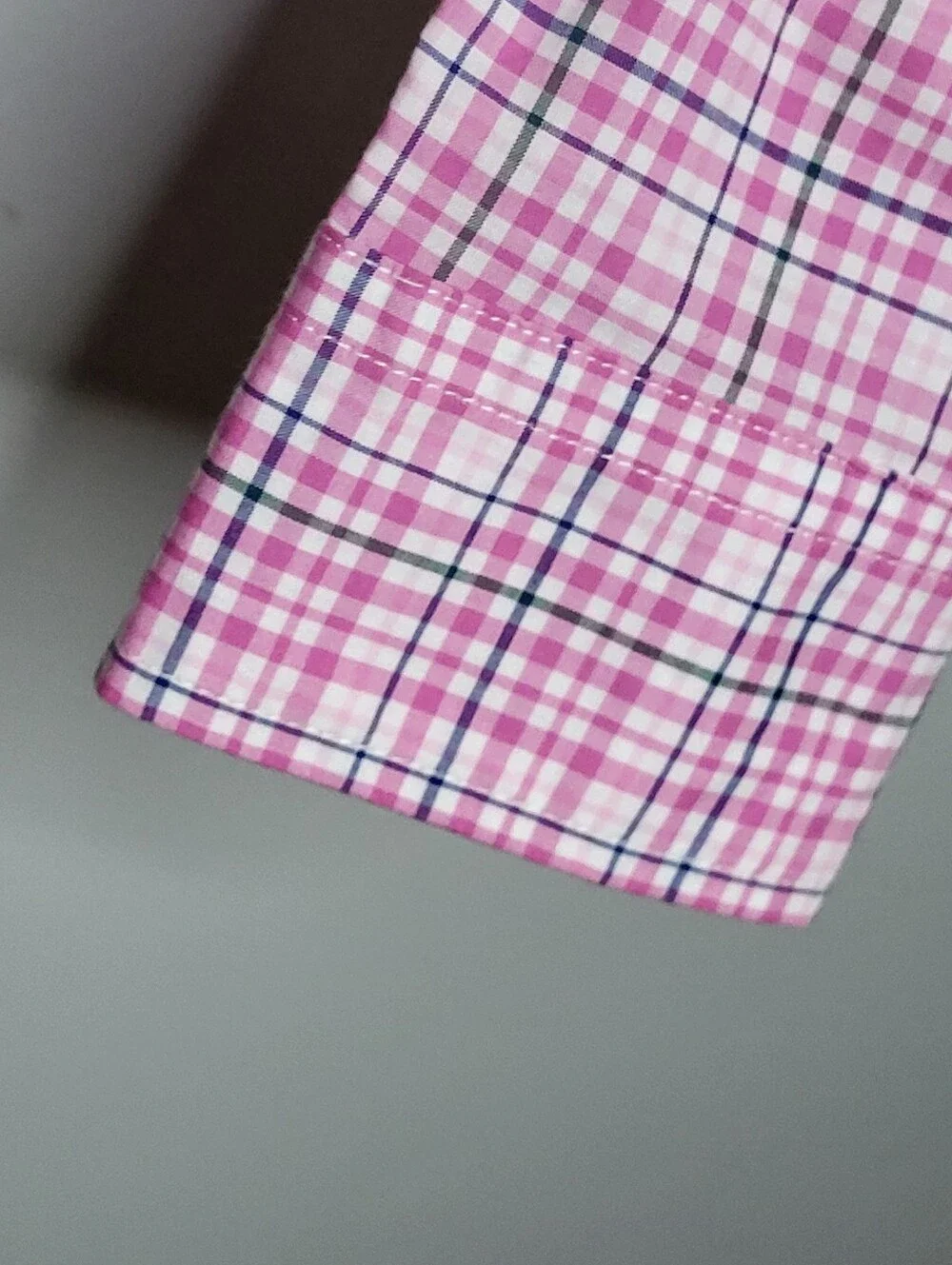 Ralph Lauren Pink Plaid Button-Down Shirt